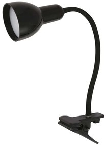 Φωτιστικό Γραφείου Με Κλιπ VK/04237/W/D Φ7x37cm Led 280lm 5W 5000K Black VKLed