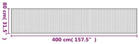 ΧΑΛΙ ΟΡΘΟΓΩΝΙΟ ΚΑΦΕ 80 X 400 ΕΚ. ΜΠΑΜΠΟΥ 376920