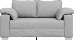 vidaXL Διθέσιος καναπές Σκίουρος Γκρί 160 cm ύφασμα