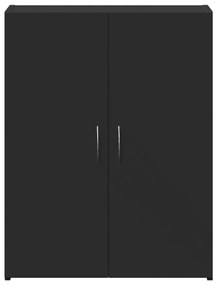 vidaXL Αρχειοθήκη Μαύρη 60 x 32 x 77,5 εκ. από Επεξεργασμένο Ξύλο