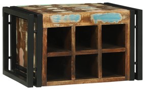 vidaXL Ράφι Κρασιού 46x35x27.5 εκ. Ανακυκλωμένο Ξύλο