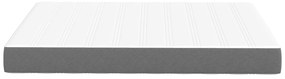 vidaXL Στρώμα Pocket με ελατήρια Light Grey Medium 160x200x20 εκ.