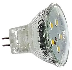 Adeleq Λάμπα Led Mr11 Γυάλινο 2W 12Vac-Dc 105o Λευκό 4000Κ 13-011121