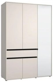 ΝΤΟΥΛΑΠΑ CORBETT 3K1F1O h211 CASHMERE/ΜΑΥΡΟ ΜΑΤ ΧΡΩΜΑ 138x55x211εκ 11014292