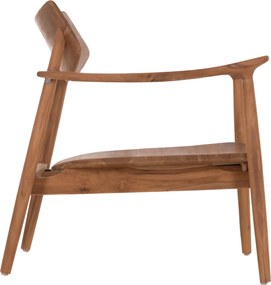 ΠΟΛΥΘΡΟΝΑ LOUNGE RANGER HM18255.01 ΞΥΛΟ TEAK ΣΕ ΦΥΣΙΚΟ 70x73x73Υεκ.