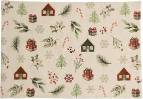 Χριστουγεννιάτικο Σουπλά (33x48) Nef-Nef Homeware White Christmas