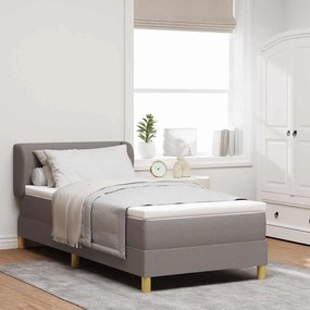 vidaXL Κρεβάτι με Στρώμα σε Ταπέτο, 90x200 εκ, Υφάσμα
