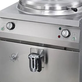 Heavy Duty Boiling Pan - 60L - Indirect Heat - 70cm Deep - Electric