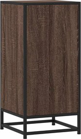 vidaXL Ραφιέρα Καφέ Δρυς 35,5x35x76 εκ. Επεξ. Ξύλο + Μέταλλο