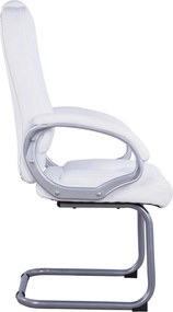 ΚΑΡΕΚΛΑ ΕΠΙΣΚΕΠΤΗ JAYA HM1144.02 PU ΛΕΥΚΟ 63x67x112Υεκ