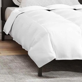 vidaXL Χειμερινό Παπλωματοθήκη Λευκό 135 x 200 cm Φτερό