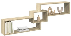 vidaXL Ντουλάπι Τοίχου Sonoma Δρυς 158x18x53 εκ. Επεξεργασμένο Ξύλο