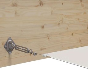 vidaXL Τέντα Κάθετη Λευκή 60 x 1000 εκ. από Ύφασμα Oxford