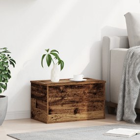 vidaXL Κουτί Αποθήκευσης από Παλιό Ξύλο 60x35x35 εκ.