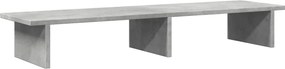 vidaXL Βάση Οθόνης Γκρι Σκυρ. 100x27x15 εκ. Επεξεργ. Ξύλο