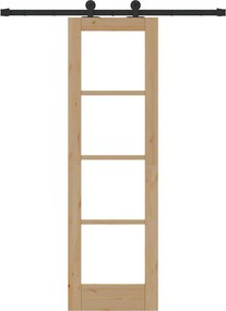 vidaXL Συρόμενη Πόρτα ORKDAL Φυσικό 61 x 198,5 εκ.