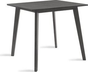 Τραπέζι Benson pakoworld MDF σε rustic grey απόχρωση 80x80x75εκ