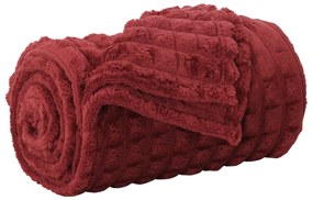 vidaXL Κουβέρτα Βεραμάν Κόκκινο 270 x 240 cm Μαλλί