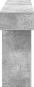 vidaXL Σκυρόχρωμο Γκρι 160 x 30 x 74 εκ