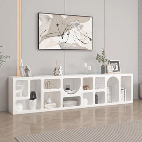 Βιβλιοθήκη Λευκό CLADOIR 50x27x205