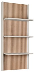 MATIS Επιτοίχιο ράφι SMART κανέλα/ κασμίρ 54,5x22x121 MATIS850782