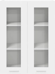 vidaXL Κρεμαστό ντουλάπι Λευκό 60 x 31 x 80 εκ. Επεξεργασμένο ξύλο