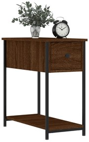 vidaXL Κομοδίνα 2 τεμ. Καφέ Δρυς 30 x 60 x 60 εκ. από Επεξεργ. Ξύλο