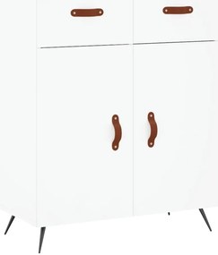 vidaXL Ντουλάπι Λευκό 69,5x34x180 εκ. από Επεξεργασμένο Ξύλο
