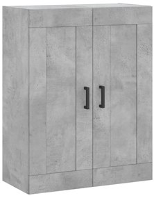 vidaXL Ντουλάπι Γκρι Σκυροδέματος 69,5x34x180 εκ. Επεξεργασμένο Ξύλο