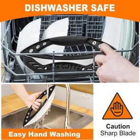 Κόπτης Πίτσας από Ανοξείδωτο Ατσάλι 29cm