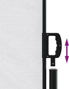 vidaXL Σκίαστρο Πλαϊνό Συρόμενο Λευκό 180 x 600 εκ.