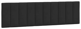 vidaXL Κρεβάτι με Στρώμα Μαύρο 180x200 εκ. Βελούδινο