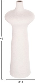 ΕΠΙΤΡΑΠΕΖΙΟ ΚΕΡΑΜΙΚΟ ΔΙΑΚΟΣΜΗΤΙΚΟ SCEPTER HM4636.01 ΚΡΥΣΤΑΛΛΙΚΟ ΥΠΟΛΕΥΚΟ Φ18x49Υεκ