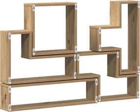 vidaXL Ράφι Τοίχου Επιτοίχιο Artisan Oak 96 x 12 x 64 εκ.