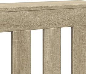 vidaXL Κάλυμμα Καλοριφέρ Sonoma Δρυς 149x20x82 εκ. Επεξεργασμένο Ξύλο