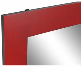 Τοίχο καθρέφτη DKD Home Decor Μαύρο Κόκκινο Ανατολικó 70 x 2 x 90 cm