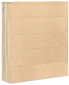 vidaXL Βιβλιοθήκη Sonoma Δρυς 89x24x101,5 εκ. από Επεξεργασμένο Ξύλο