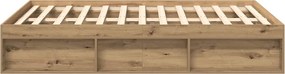 vidaXL Πλαίσιο κρεβατιού χωρίς στρώμα 120x190 εκ. Επεξεργασμένο Ξύλο
