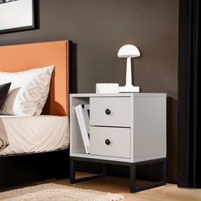 Nightstand Glimmer - Grey, Black Grey
Black