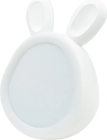 Φωτιζόμενο Ηλεκτρονικό Ξυπνητήρι Κουνελάκι Λευκό