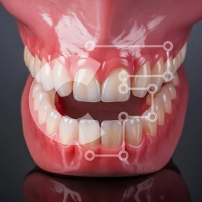 Intra Συλλεκτικό Ξύλινο Παζλ Plywood 4mm - Ρεαλιστικό μοντέλο ανθρώπινου στόματος Σε Ξύλινο Κουτί - Διαστάσεις Puzzle: 10x10 cm – 25 κομμάτια