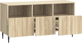 vidaXL Ντουλάπι TV 102 x 34,5 x 50 cm Sonoma Δρυς Επεξεργασμένο Ξύλο