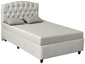 Κρεβάτι Lanse I (Για Στρώμα 120x200cm) 322-000025 121x206x126cm Cream Μονό