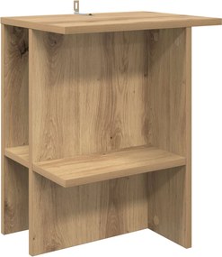 vidaXL Τραπεζάκι σαλονιού Artisan Δρυς 40 x 30 x 49 εκ.
