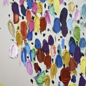 Καμβάς Home ESPRIT Ρητίνη πολυστερίνη Καμβάς 80 x 3,5 x 80 cm