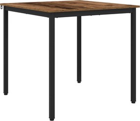 vidaXL Τραπεζαρίες 80 x 80 x 75 cm ΜΕΤΑΛΛΟ τετράγωνο