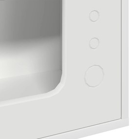 vidaXL Σπίτι Γάτας Λευκό 51 x 30 x 42 εκ. Επεξεργασμένο ξύλο