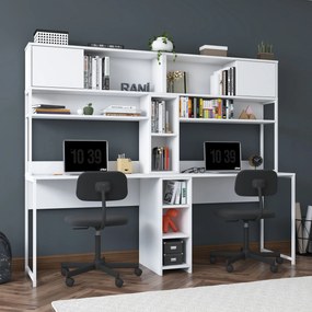 Γραφείο Λευκό ECRIPA 210x50x170.5