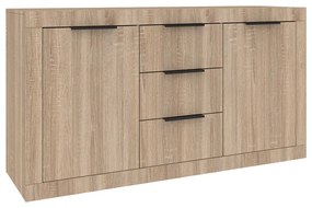 Μπουφές Doha pakoworld σε sonoma απόχρωση 150x45x80.5εκ