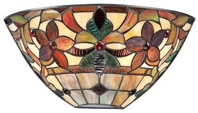Απλίκα Φωτιστικό Τοίχου 2xE14 Μπρονζέ  Tiffany  Kami QZ-KAMI-WU Elstead Lighting-QZ-KAMI-WU-Μπρονζέ QZ-KAMI-WU